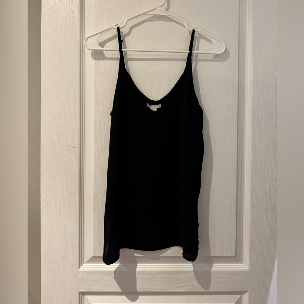 Black Tank Top Blouse
